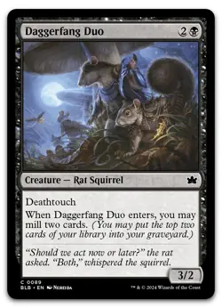Daggerfang Duo #89 (NM) Bloomburrow BLB Magic MTG - Image 1