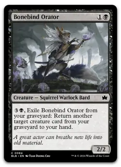 Bonebind Orator #84 (NM) Bloomburrow BLB Magic MTG - Image 1