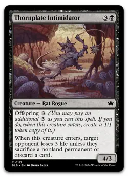 Thornplate Intimidator #117 (NM) Bloomburrow BLB Magic MTG - Image 1