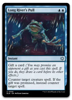Long River's Pull #58 (NM) Bloomburrow BLB Magic MTG - Image 1