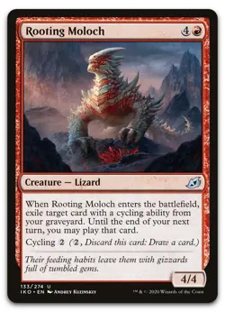 Rooting Moloch #133 (NM) Ikoria IKO Magic MTG - Image 1