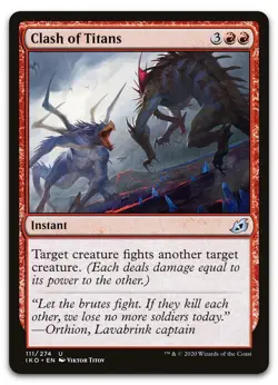 Clash of Titans #111 (NM) Ikoria IKO Magic MTG - Image 1