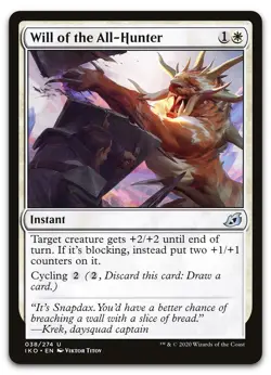 Will of the All-Hunter #38 (NM) Ikoria IKO Magic MTG - Image 1