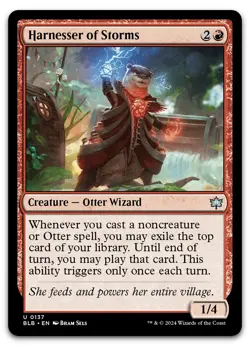 Harnesser of Storms #137 (NM) Bloomburrow BLB Magic MTG - Image 1