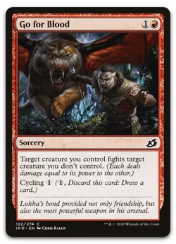 Go for Blood #122 (NM) Ikoria IKO Magic MTG - Image 1