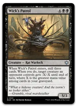 Wick's Patrol #121 (NM) Bloomburrow BLB Magic MTG - Image 1