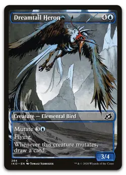 Dreamtail Heron (Showcase) #284 (NM) Ikoria IKO Magic MTG - Image 1