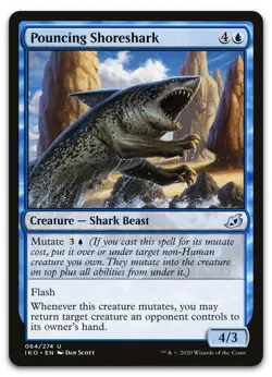 Pouncing Shoreshark #64 (NM) Ikoria IKO Magic MTG - Image 1