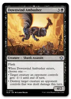 Downwind Ambusher #92 (NM) Bloomburrow BLB Magic MTG - Image 1