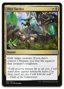 Dire Tactics #183 (NM) Ikoria IKO Magic MTG - Image 1