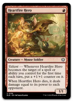 Heartfire Hero #138 (NM) Bloomburrow BLB Magic MTG - Image 1