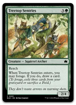 Treetop Sentries #201 (NM) Bloomburrow BLB Magic MTG - Image 1