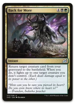 Back for More #177 (NM) Ikoria IKO Magic MTG - Image 1