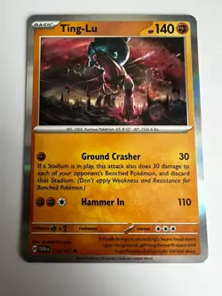 Ting-Lu 110/167 Holo Rare Scarlet & Violet: Twilight Masquerade Pokemon TCG - Image 1