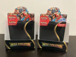 Pokemon TCG Mega Evolution Booster Box Displays - Enhanced and Regular - Empty - Image 1