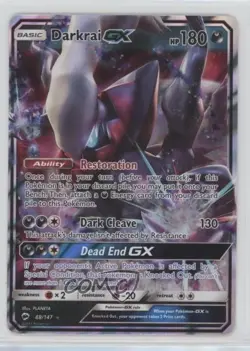 Darkrai GX Pokemon Sun & Moon Burning Shadows #88 - Image 1