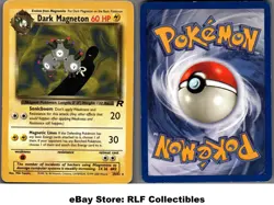 2000 Pokemon, Team Rocket, #28/82 Dark Magneton, Rare - Image 1