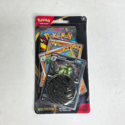 Pokemon Mega Evolution Premium Cheklane Blister Pokemon Booster Pack Tyranitar - Image 1