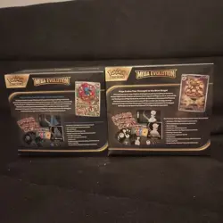 Pokemon Mega Evolutions Elite Trainer Box ETB Bundle Of 2 Both Versions - Image 2