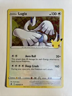 1x Celebrations Pokemon Lugia Holo Englisch NM/M Pokemon - Image 1