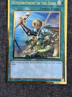 Reinforcement of the Army - MAGO-EN046 - 1st Ed NM - Premium Gold Rare Yugioh - Image 3