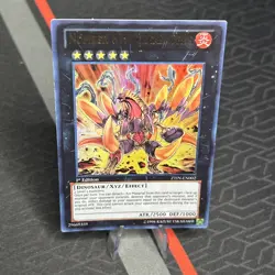 Number 61: Volcasaurus [1st Edition] ZTIN-EN002 YuGiOh Zexal Collection Tin - Image 1