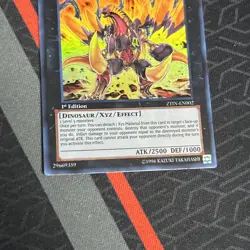 Number 61: Volcasaurus [1st Edition] ZTIN-EN002 YuGiOh Zexal Collection Tin - Image 4