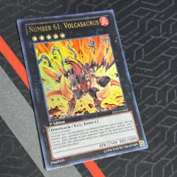 Number 61: Volcasaurus [1st Edition] ZTIN-EN002 YuGiOh Zexal Collection Tin - Image 5
