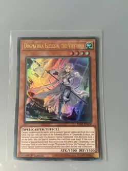 Dogmatika Ecclesia the Virtuous - 1st Edition Ultra Rare RA01-EN020 Yugioh - Image 1