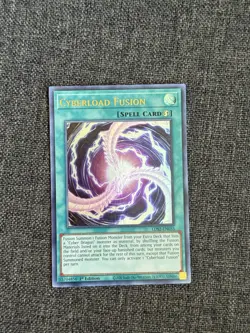 Yu-Gi-Oh! LDS2-EN035 Cyberload Fusion Ultra Rare Karte 1St Edition YuGiOh - Image 1