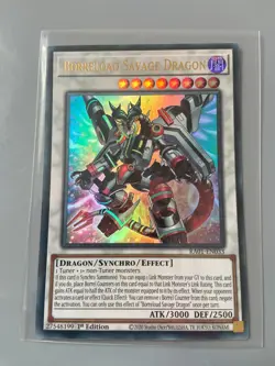 Borreload Savage Dragon - 1st Edition Ultra Rare RA01-EN033 Yugioh - Image 1