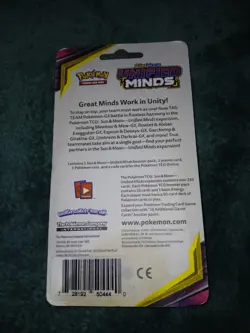 Sealed Pokemon Unified Minds Sudowoodo Holo Card with Coin and Booster Pack - Image 2