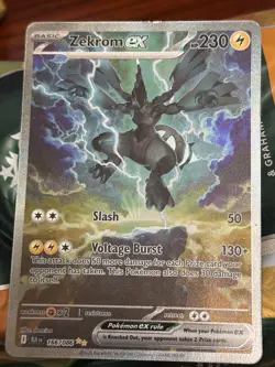Pokemon Zecrom EX SIR 166/086 Pack Fresh - Black Bolt - NEAR MINT/CHASE CARD 🤩 - Image 1