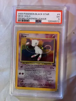 Pokemon TCG Mew Holo Black Star Promo Vintage Rare Card Grade 5 And Dark Raichu - Image 2