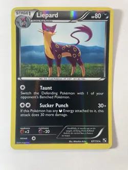 Liepard 67/114 Holo - Black and White - Pokemon Card - Image 1