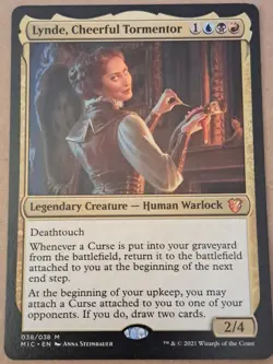 MTG Lynde, Cheerful Tormentor - Extended - Mythic - Midnight Hunt MIC 076 - NM+ - Image 1