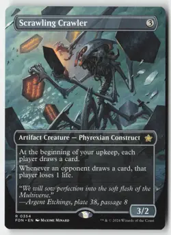 MTG - Scrawling Crawler (Borderless) R Foundations 354 LP-NM - Image 1
