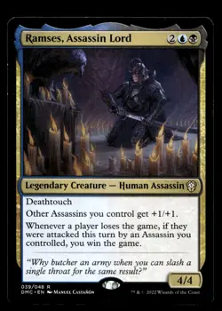 Ramses, Assassin Lord 39 R Commander: Dominaria United - Image 1