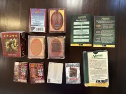HUGE LOT of Vintage Magic The Gathering Mtg Empty Boxes And Rule books BETA!!! - Image 2