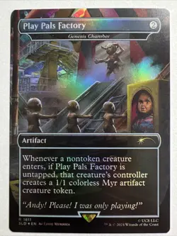 Genesis Chamber Play Pals - Foil Extended Art SLD NM MTG Chucky secret lair - Image 1