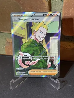 Lt. Surge’s Bargain 170/132 - Ultra Rare - Pokemon Mega Evolution - NM - Image 2