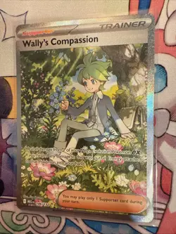 Pokemon TCG Wally's Compassion 186/132 Mega Evolution SIR MINT/Near Mint - Image 3