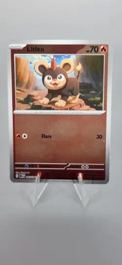 Pokemon TCG Litleo 023/132 Mega Evolutions Reverse Holo NM - Image 1