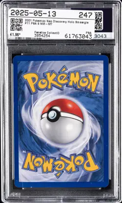 2001 POKEMON NEO DISCOVERY #11 SMEARGLE-HOLO PSA 8 - Image 2