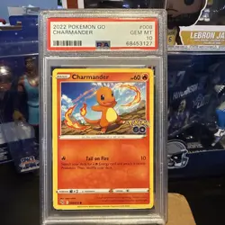 2022 POKEMON GO #8 CHARMANDER PSA 10 POP 49!! - Image 1