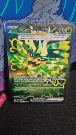 Teal Mask Ogerpon ex 211/167 Sv06: Twilight Masquerade Holo Pokemon Tcg - Image 1