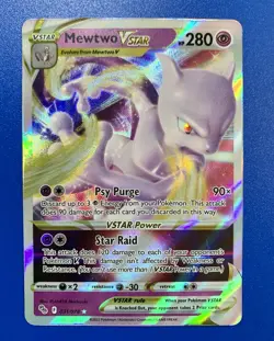 Mewtwo VSTAR 31/78 Pokemon GO Holo Rare VSTAR NM - Image 1