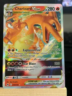 Pokemon TCG Charizard VSTAR Crown Zenith 019/159 Holo Ultra Rare - Image 1