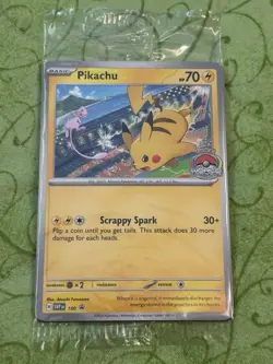 Pikachu Promo 2024 World Championships SVP EN 190 Pokemon Worlds SEALED PROMO - Image 1