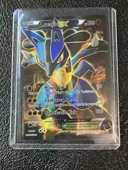 Pokemon TCG Lucario EX (107 Full Art) 107/111 XY - Furious Fists Holo - Image 5